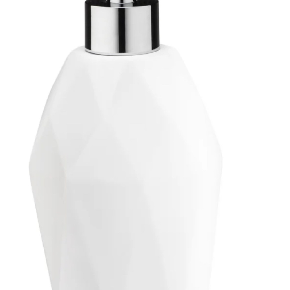 Essentra Home Modern White Soap Dispenser